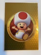 Panini Super Mario Trading Card Collection - Golden Card Toad #148 - GOLD