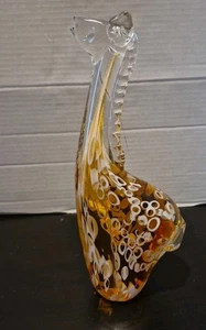 "Jirafa de vidrio artístico soplado a mano LTD cristal de la Quinta Avenida de colección 10""" - Imagen 1 de 4