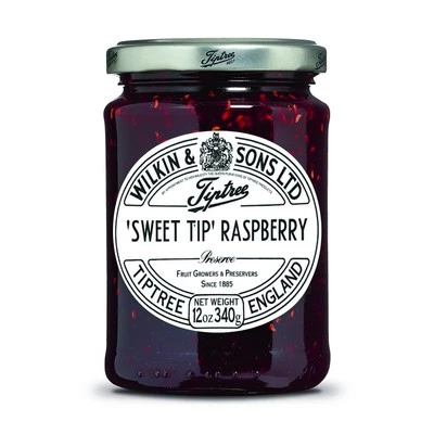 Tiptree Raspberry Conserve 12 Ounces Gluten Free Vegan Excellent for Spreading - Image 1 of 4