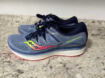 Saucony Mujer Triumph ISO 5 S10462-1 Azul Zapatos para Correr Tenis Talla 11 Foto 1 de 4