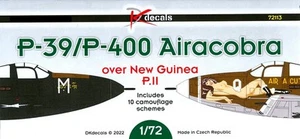 DK Decals 1/72 BELL P-39 & P-400 AIRACOBRA OVER NEW GUINEA Part 2 - Picture 1 of 3