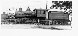 25DD922 (3) RP 1971 ATLANTIC & WESTERN RAILROAD 280 LOCO #12 SANFORD NC NS #99 - Picture 1 of 5