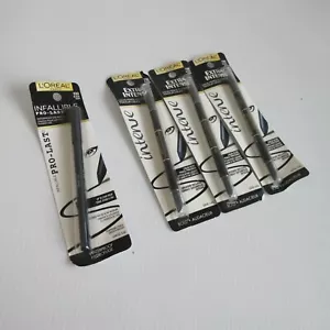 LOT of 4 Loreal Extra Intense Liquid Pencil Eyeliner #798 Black & 930 Infallible - Picture 1 of 5