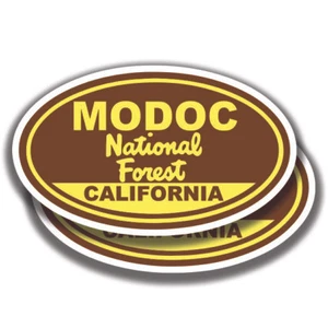 MODOC NATIONAL FOREST DECAL 2 Stickers California Bogo Car Window - Picture 1 of 1