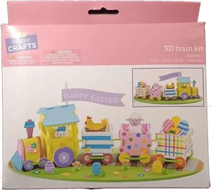 Kit de espuma de tren artesanal de Pascua Kit de actividades Centro de mesa Proyecto - Imagen 1 de 1