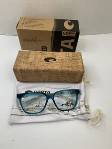 NEW COSTA Italy Glasses 06A8016 Crystal Blue 801602 55mm OCR 500 Authentic 135mm - Picture 1 of 11