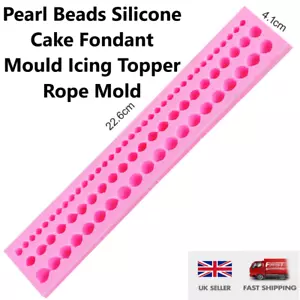 Pearl Beads Silicone Cake Fondant Mould Icing Topper Mold Chocolate - Picture 1 of 5