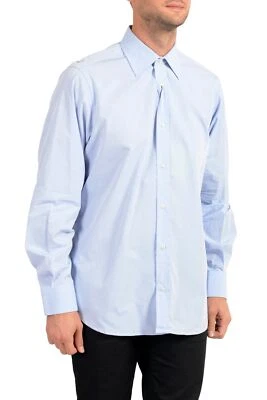 Camisa de vestir azul manga larga Dolce&Gabbana para hombre Foto 1 de 4