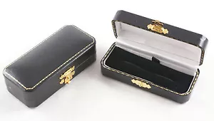 Jeweller Cufflink Boxes Luxury Antique Style Leatherette Display Jewellery Boxes - Picture 1 of 3