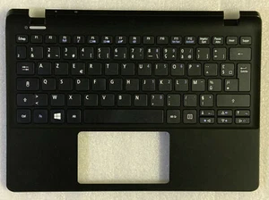 Keyboard AZERTY French Acer Travelmate TMB115-M 60.VA1N7.010 Topcase Black - Picture 1 of 3