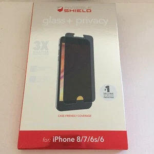 Invisible Shield Glass & Privacy Screen Protector for iPhone 8/7/6s/6 - Photo 1 sur 6