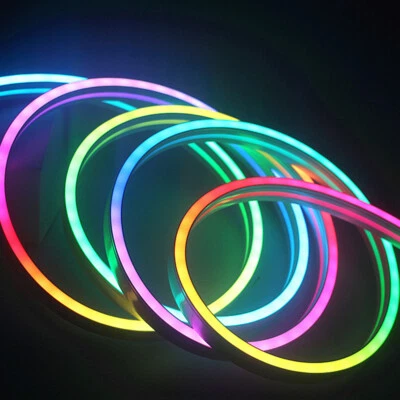 RGBIC Addressable led strip Light neon light sign Rope  Pixel WS2812 WS2811 12v - Image 1 of 4