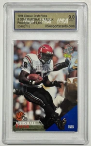 1994 Classic Draft Picks Marshall Faulk Prototype Rookie Card 9 Mint USA - Picture 1 of 2