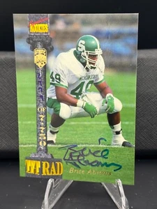 1994 Signature Rookies - Brice Abrams, #V - Autograph - Picture 1 of 2