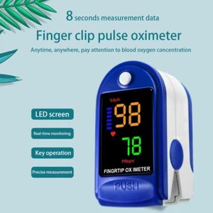 Pulsossimetro clip da dito monitor misura con precisione schermo LED - Foto 1 di 12