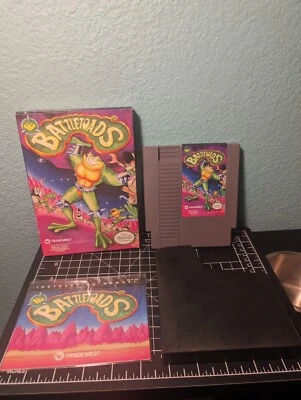 Battletoads CIB, 1991 NES Nintendo Complete in Box Near Mint - Manual, Cart, Box - Image 1 of 4