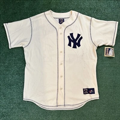 复古全新带标签 Majestic Cooperstown 系列洋基队 R. Jackson 球衣 #44 L 码 — 第 1/4 张图片