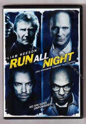 Run All Night - Liam Neeson, Ed Harris, Nick Nolte (2015 DVD R) Good Condition - Image 1 of 4
