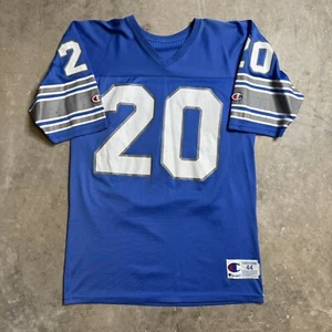 Vintage Champion Barry Sanders #20 Detroit Lions Jersey Size 44 NFL Football - Picture 1 of 6
