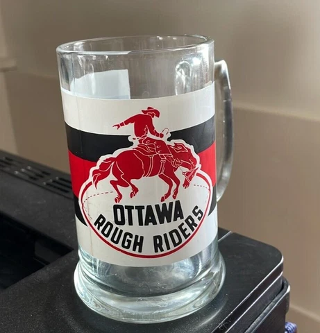 OTTAWA ROUGH RIDERS BEER MUG RARE Cover