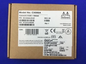 MCX556A-ECAT Mellanox ConnectX-5 Vpi Carte Adaptateur Edr Ib 100GbE Double Port - Photo 1/5