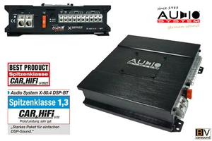 SISTEMA DE AUDIO X-80.4 DSP-BT 4x150 2Ω Amplificador 8 Canales Procesador de Sonido Digital - Imagen 1 de 7