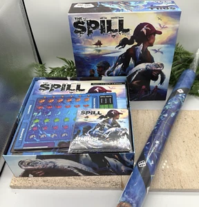 The Spill Board Game - Kickstarter Deluxe Edition + Neoprene Mat - Picture 1 of 11