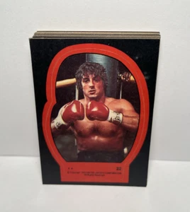 Topps Rocky 2 Complete 22 Sticker Cards Set 1979 * Boxing MMA - Picture 1 of 3