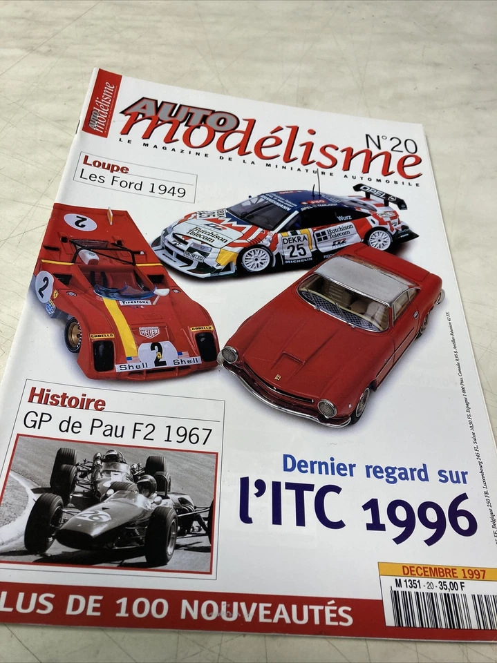 Modellismo Auto N° 20 Ford 1949 GP Pau F2 1967, ITC 1996, Gamma New Ray Etc - Immagine 1 di 4