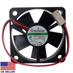 Sunon 50mm x 10mm Low Speed  12V 2-Pin Fan KDE1205PFV3 - Picture 1 of 2