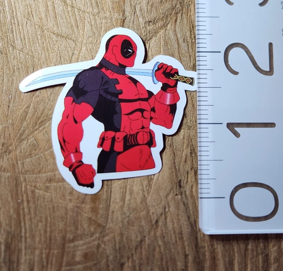 Deadpool Sticker Deadpool Decal Marvel Avengers Sticker Super Hero Ryan Reynolds - Image 1 of 1