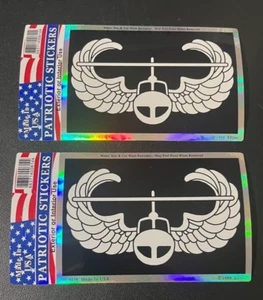 ZWEI (2) US ARMEE LUFTANGRIFF ABZIEHBILD/AUFKLEBER (DC-1) 4 1/4" BREIT - Bild 1 von 4