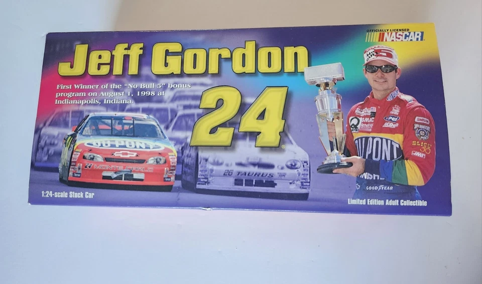 Coche de carreras NASCAR 1:24 #24 Jeff Gordon 1998 Monte Carlo Du Pont Foto 1 de 4