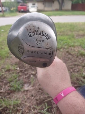 Callaway Big Bertha 9 Degree Driver Titanium with Grapite Shaft RHC  USA 45" - Image 1 of 4