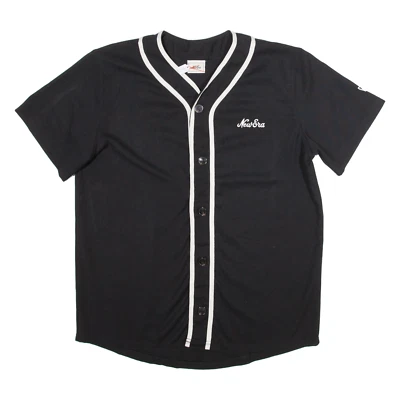 NUEVA ERA Camisa Lisa Para Hombre Negra M Foto 1 de 4