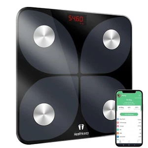 Escala de grasa corporal para escalas de baño con 13 datos corporales análisis de composición corporal - Imagen 1 de 6