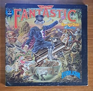 SALE-ELTON JOHN-CAPTAIN FANTASTC & THE BROWN DIRT COWBOY-1975-GATEFOLD-VG VINYL - Picture 1 of 7
