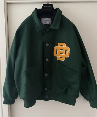 Ebbets Field Flannels Green Bay Packers Varsity Jacket Large New With Tags NFL - Image 1 of 4