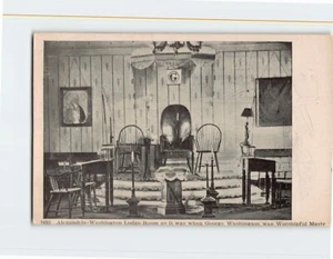 Postcard Alexandria Washington Lodge Room Alexandria Virginia USA - Picture 1 of 2
