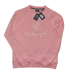 GANT GIRLS SWEATSHIRT CREW NECK EMBROIDERED LOGO SIZE AGE 13-14 YEARS CLEARANCE - Picture 1 of 1