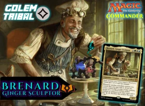 Brenard, Ginger Sculptor MTG EDH Commander Deck! Golem Tribal - Picture 1 of 8