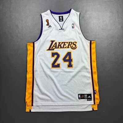 Camiseta deportiva 100 % auténtica Kobe Bryant Adidas 2009 de las Finales de la NBA Lakers talla XL para hombre Foto 1 de 4