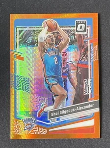Shai Gilgeous-Alexander 2023-24 Panini Donruss Optic Orange Hyper 24/99 #104 - Foto 1 di 2