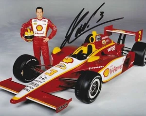 Foto firmata Indy autista di auto Helio Castroneves 8x10 COA 2 - Foto 1 di 1