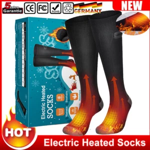 Beheizbare Socken Fußwärmer Beheizte Socken Winter Unisex Heizsocken mit Akku DE - Bild 1 von 20