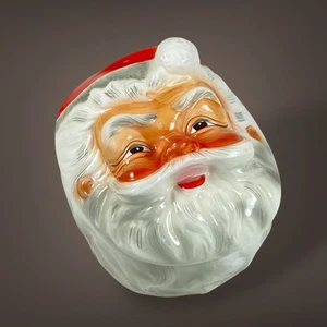 Santa Trinket Candy Box 1950s Topline Imports Japan Christmas Ceramic Vintage - Picture 1 of 10