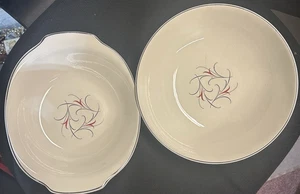 2 SIMPLICITY, Serenade PINK  SERVING BOWLS,   Round and Oblong   Minor chip - Picture 1 of 5