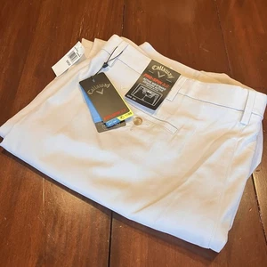 Pantalones de vestir de golf Callaway Pro Spin 3.0 Opt Dry Comfort elásticos blancos talla 52x32 - Imagen 1 de 13
