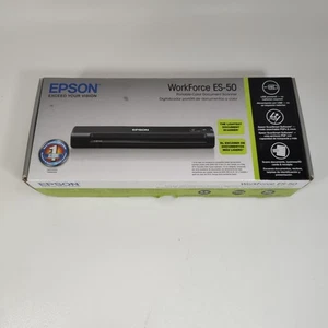 EPSON WORKFORCE ES-50 PORTABLE SHEET-FED DOCUMENT SCANNER FOR PC AND MAC  - Picture 1 of 5