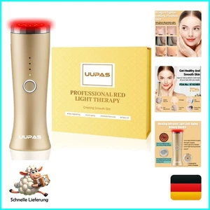 LED Lichttherapie Gesichtsmassagegerät Gegen Falten - Zertifizieret | Rotlic... - Bild 1 von 8